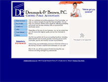 Tablet Screenshot of denmarkbrowncpa.com